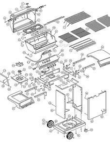 Part Location Diagram of 10081-BK630 Broil King Nameplate